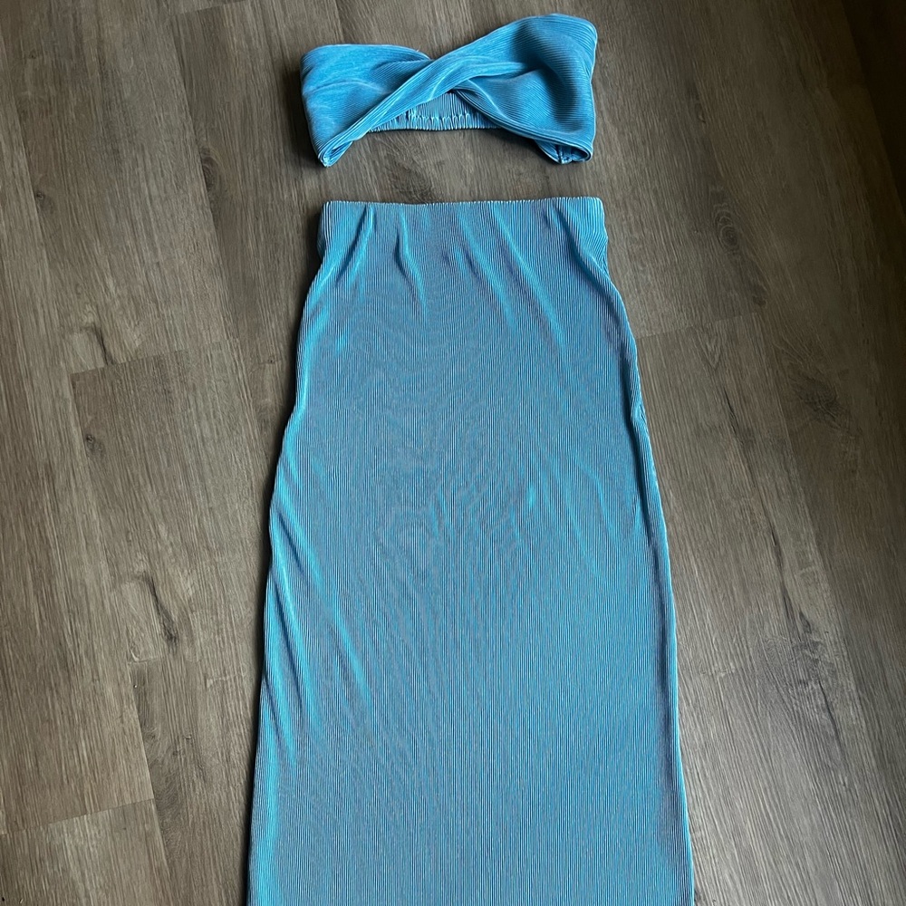 Princess Polly Blue Skirt